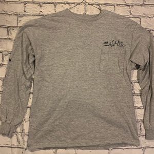 Salt Life Long Sleeve Shirt “Shut Up and Reel”